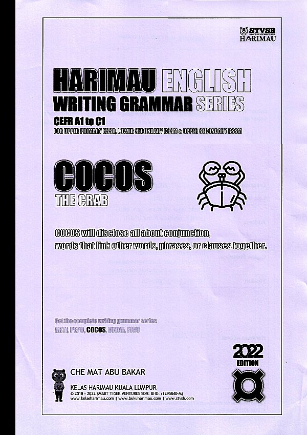 Harimau English Writing Grammar Series - COCOS