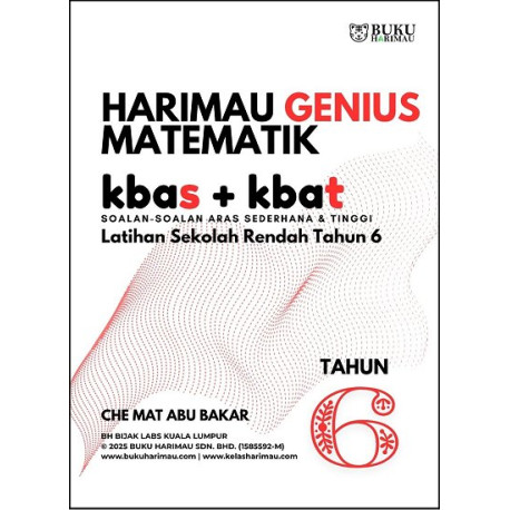 Buku Harimau Genius Tahun 6 - Matematik Aras Sederhana (KBAS) & Tinggi (KBAT)