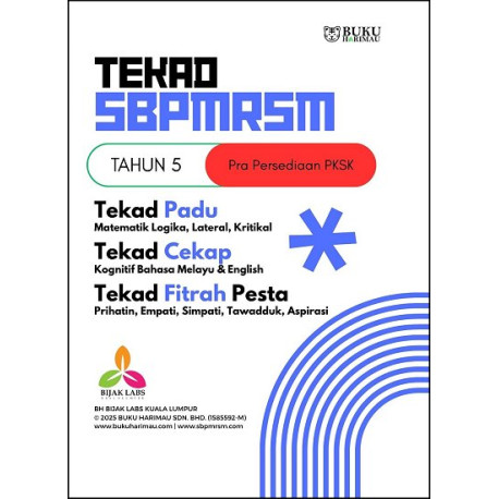 Buku Harimau Tekad SBPMRSM Pra Persediaan PKSK Tahun 5